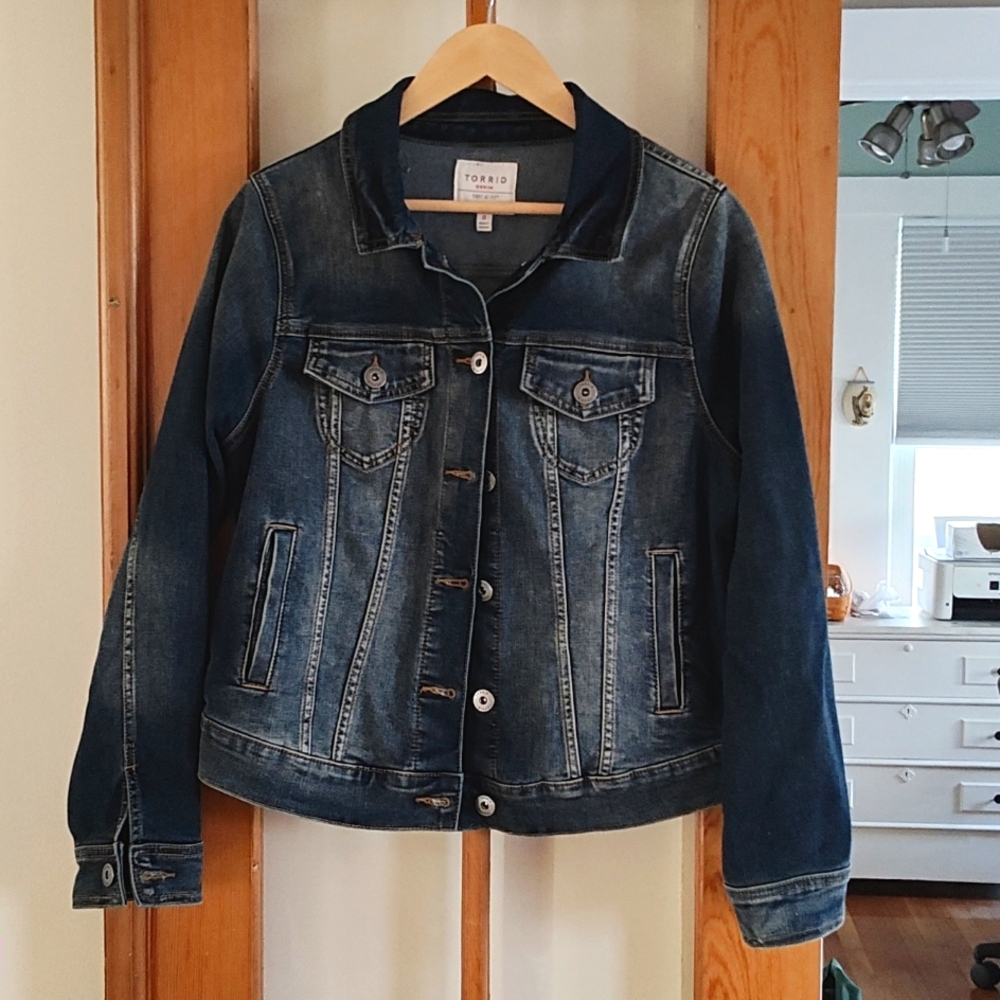 Denim Blue Torrid Jean Jacket